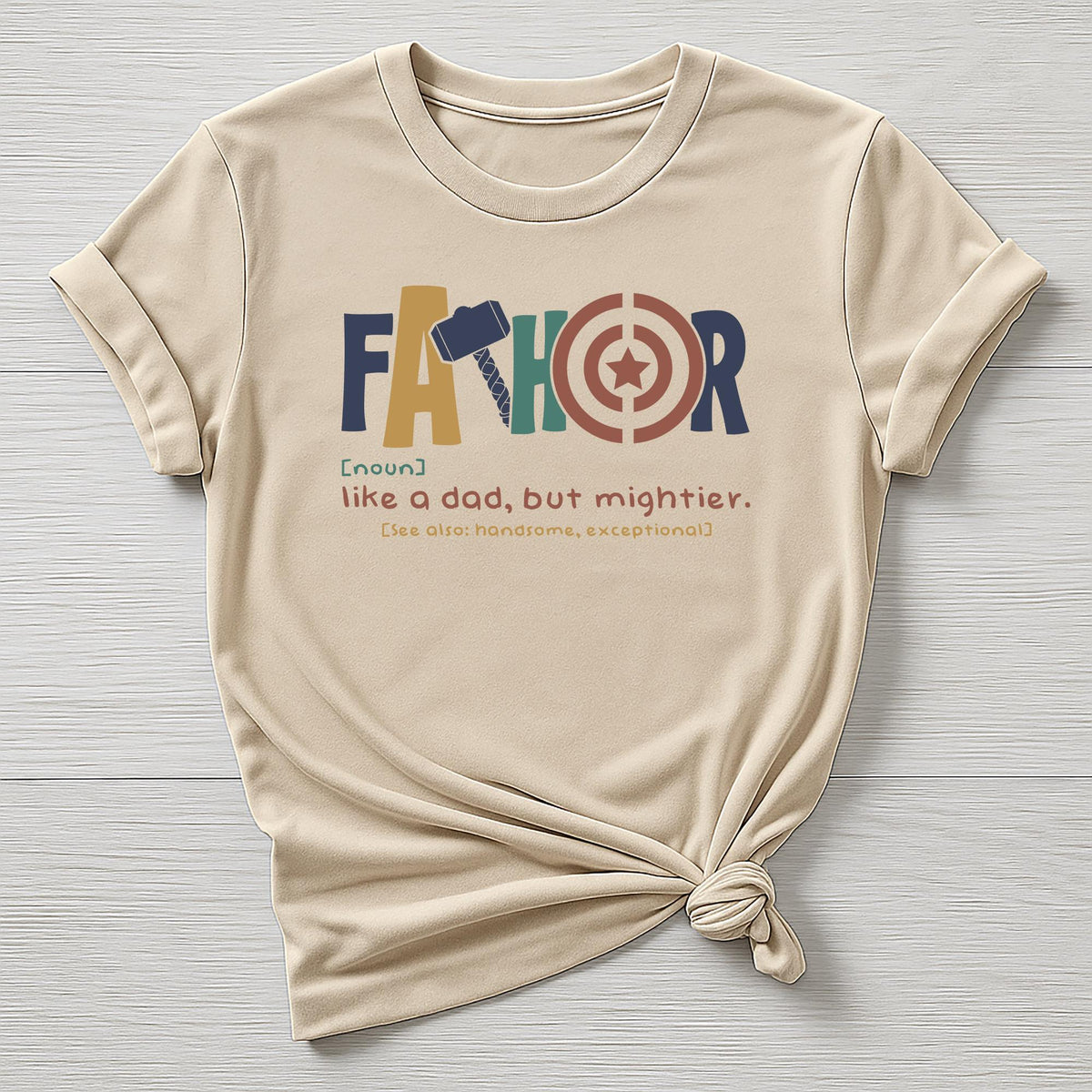 Fathers Day T-Shirt -  FARTHOR Superhero Design – Funny Dad Tee with Fast Tracked UK Post