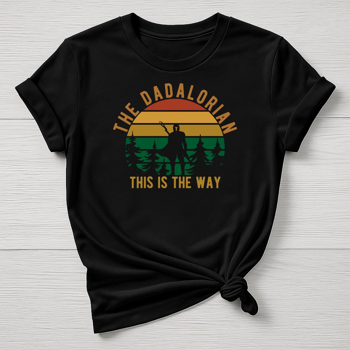 Fathers Day T-Shirt -  The Dadalorian – Funny Dad Tee with Fast Tracked UK Post