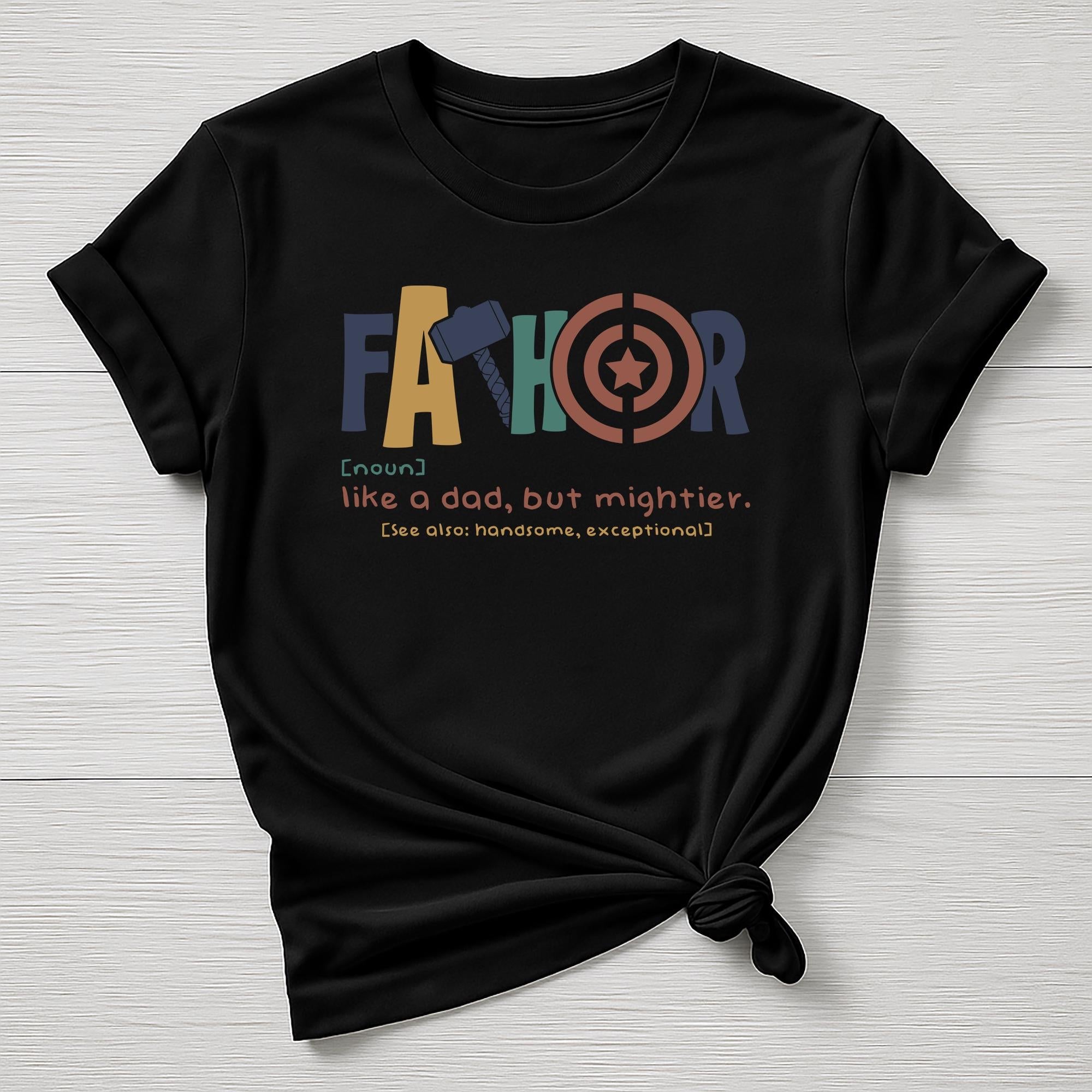 Fathers Day T-Shirt -  FARTHOR Superhero Design – Funny Dad Tee with Fast Tracked UK Post