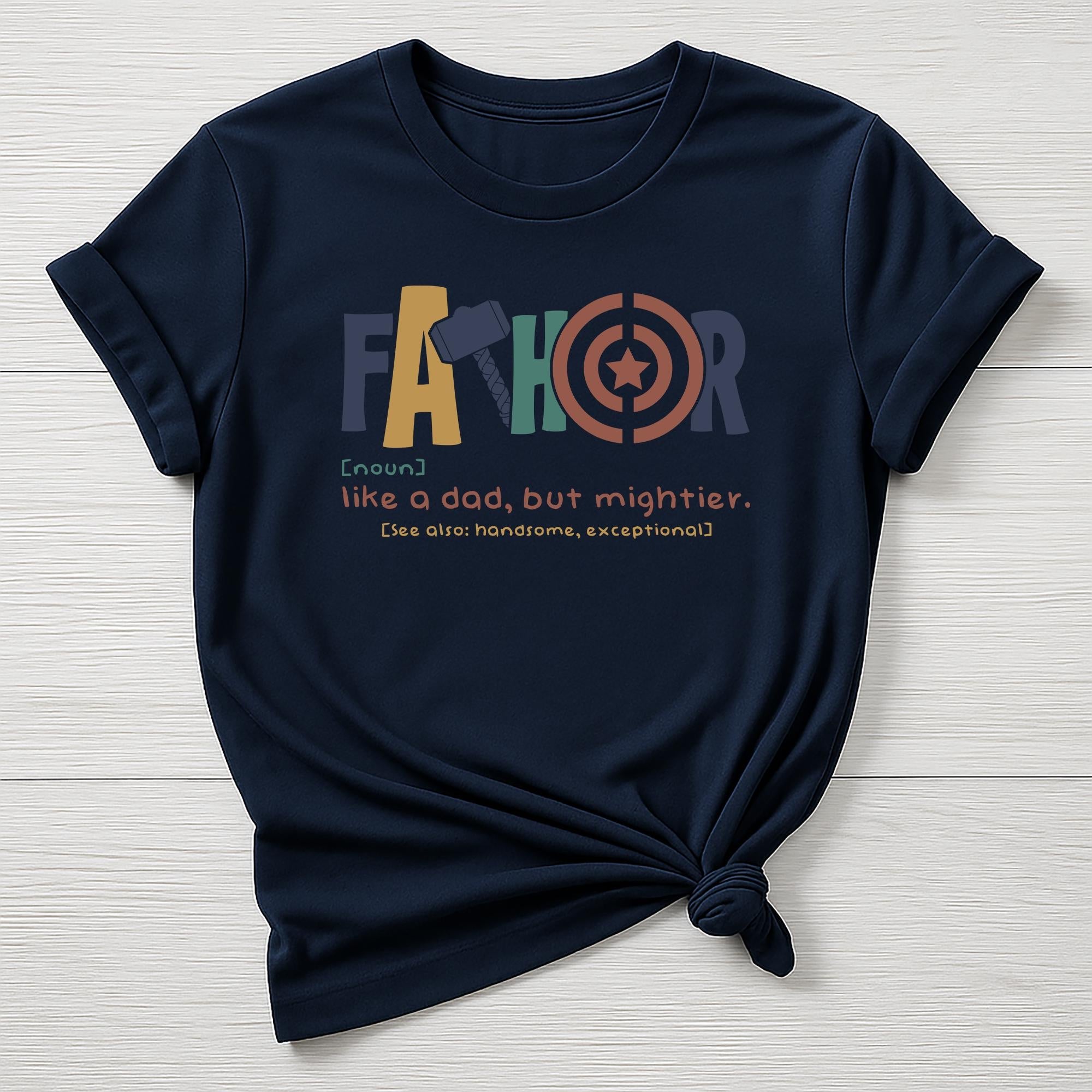 Fathers Day T-Shirt -  FARTHOR Superhero Design – Funny Dad Tee with Fast Tracked UK Post