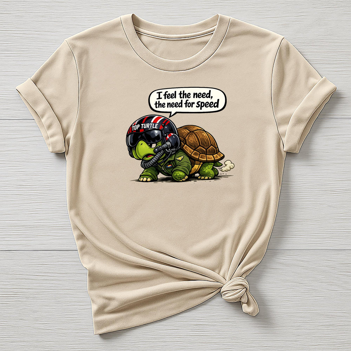 Need for Speed T-Shirt : Turtle Movie Parody Design - Gildan Softstyle