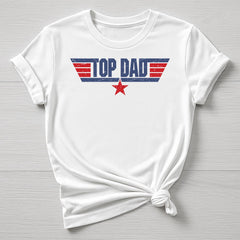 Fathers Day T-Shirt : Top Dad Design - Gildan Softstyle
