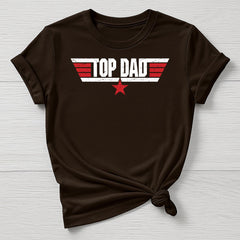 Fathers Day T-Shirt : Top Dad Design - Gildan Softstyle
