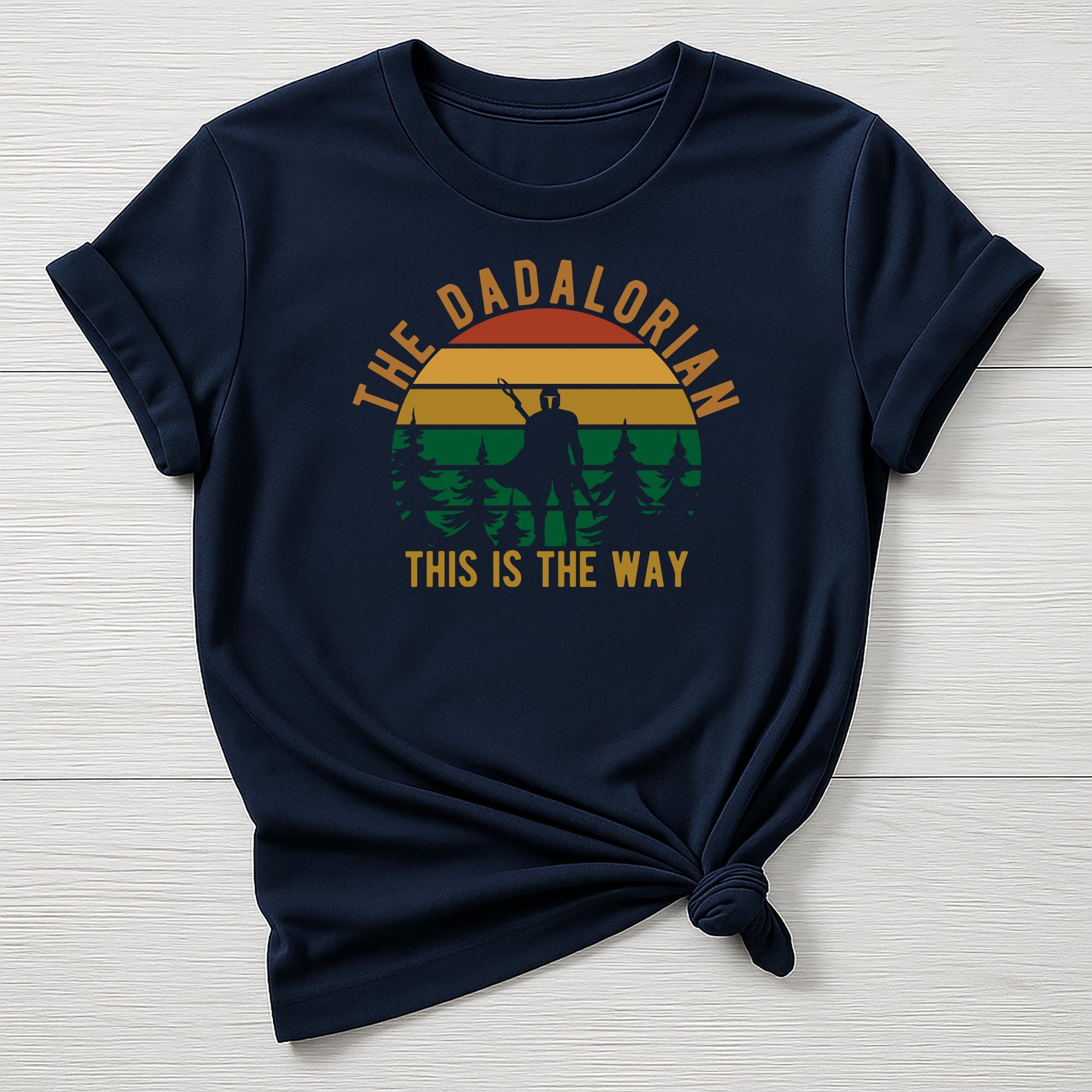 Fathers Day T-Shirt -  The Dadalorian – Funny Dad Tee with Fast Tracked UK Post