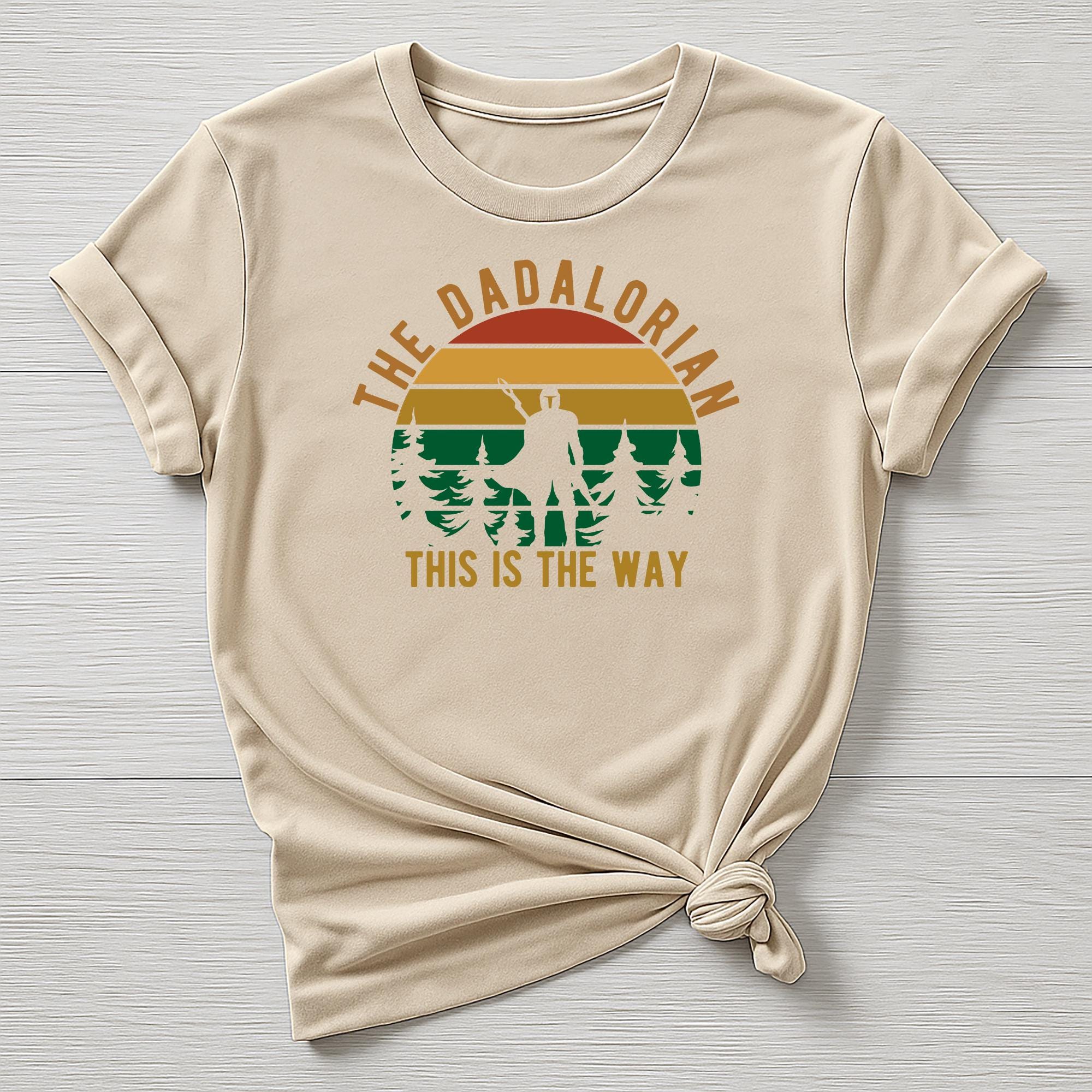 Fathers Day T-Shirt -  The Dadalorian – Funny Dad Tee with Fast Tracked UK Post