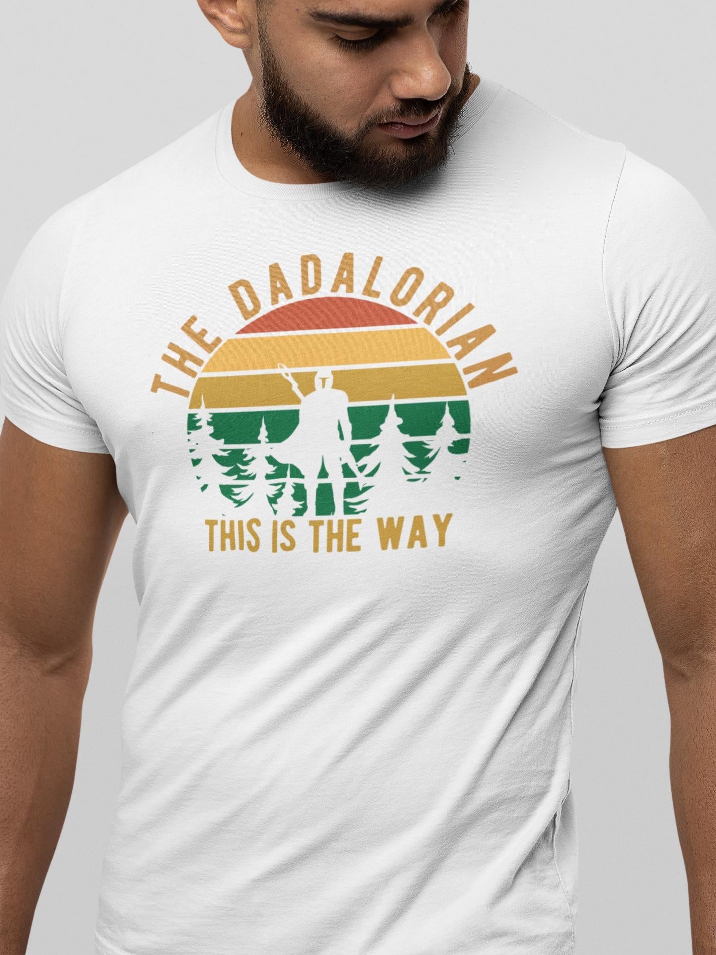 Fathers Day T-Shirt -  The Dadalorian – Funny Dad Tee with Fast Tracked UK Post