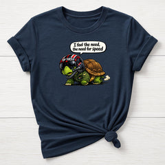 Need for Speed T-Shirt : Turtle Movie Parody Design - Gildan Softstyle