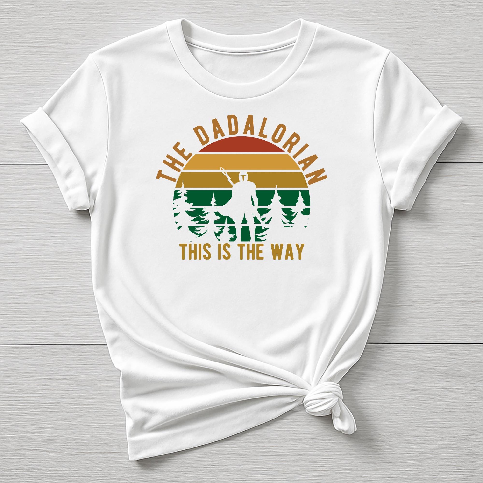 Fathers Day T-Shirt -  The Dadalorian – Funny Dad Tee with Fast Tracked UK Post