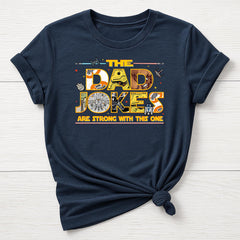 Fathers Day T-Shirt : Dad Jokes are Strong Design, Gildan Softstyle