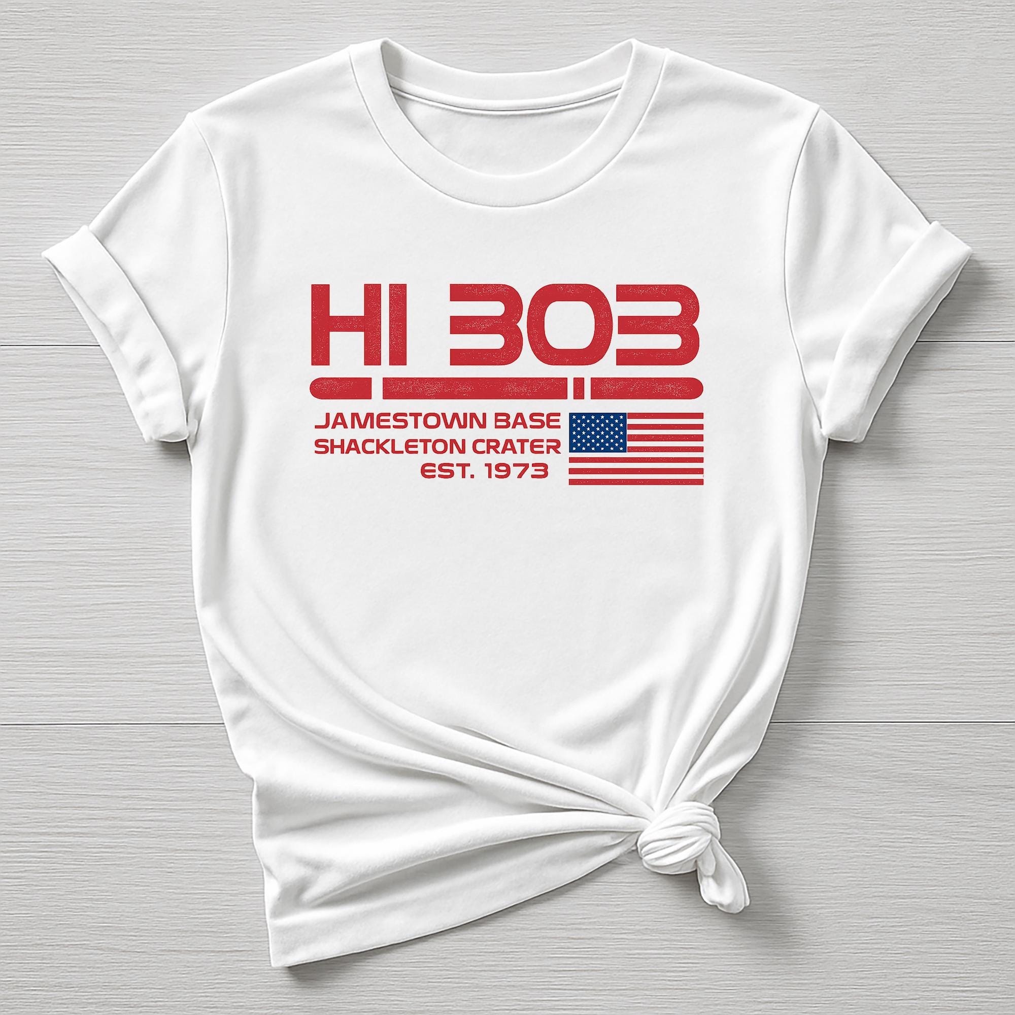Hi Bob T-Shirt : Cult TV Space Design, Gildan Softstyle