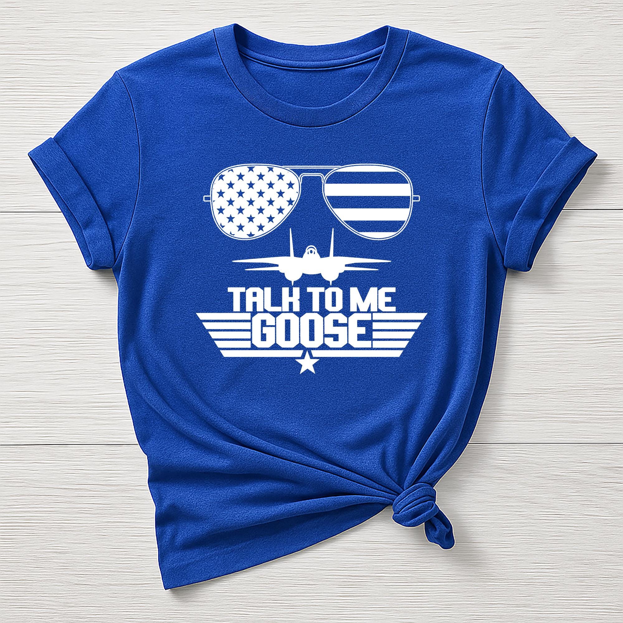 Talk to me Goose T-Shirt : TG 40th Anniversary White Sunglasses Design