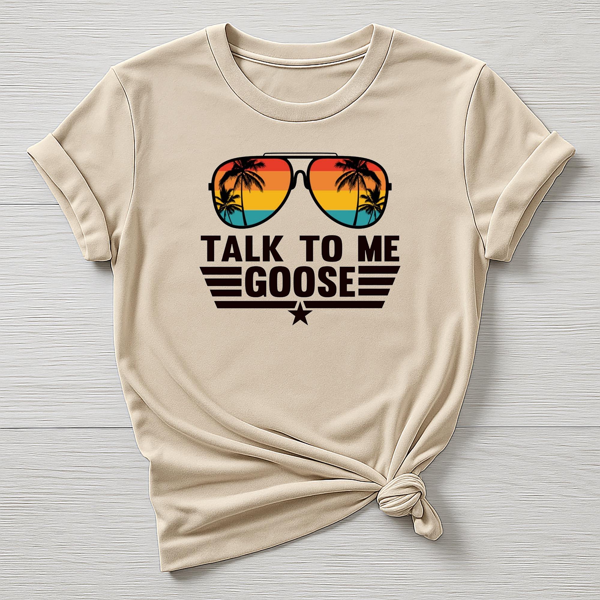 Talk to me Goose T-Shirt : TG 40th Anniversary Sunglasses Design, Gildan Softstyle