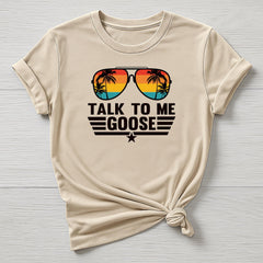 Talk to me Goose T-Shirt : TG 40th Anniversary Sunglasses Design, Gildan Softstyle