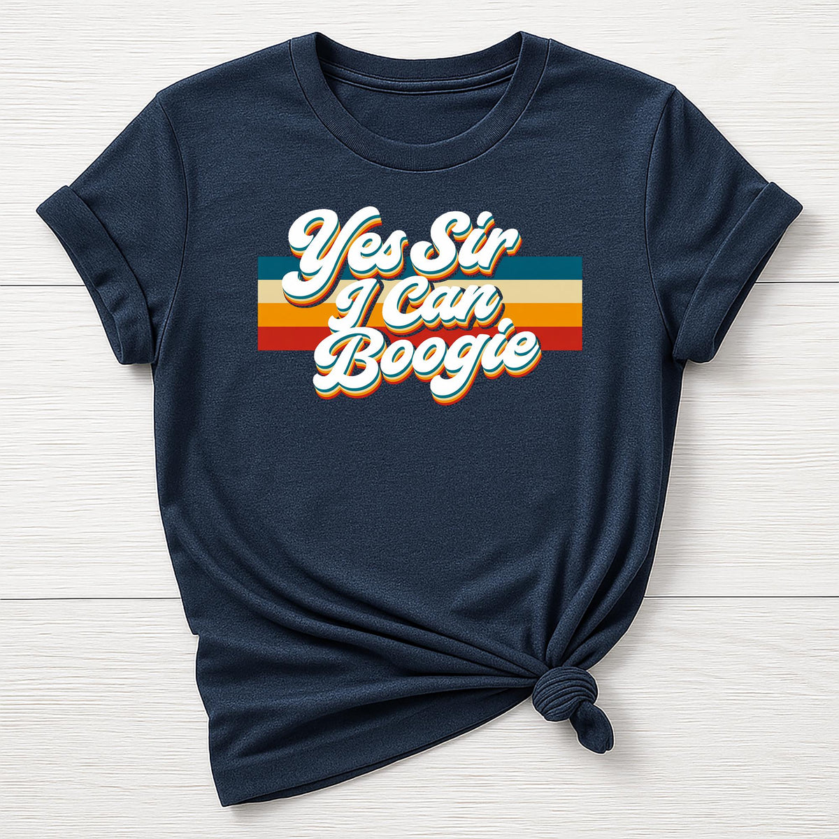 Music T-Shirt : Yes Sir I can Boogie Design, Gildan Softstyle