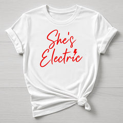 Music T-Shirt : Britpop Shes Electric Design, Gildan Softstyle