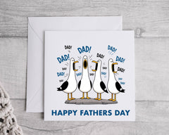 Fathers Day Card - Seagulls Design with Fast Free UK Post
