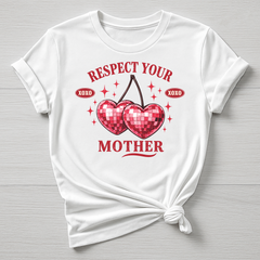 Music T-Shirt : Respect Your Mother  Design, Gildan Softstyle