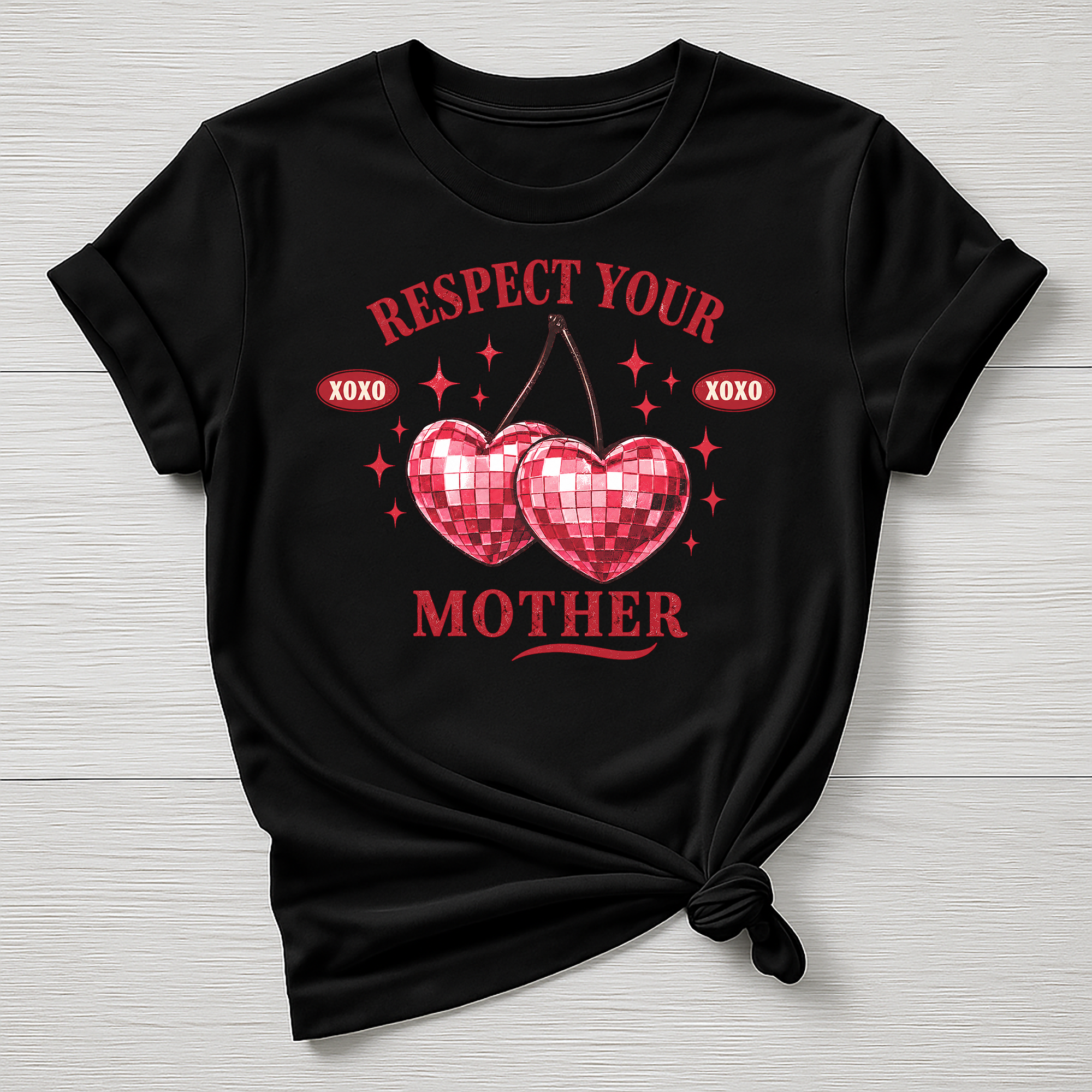 Music T-Shirt : Respect Your Mother  Design, Gildan Softstyle