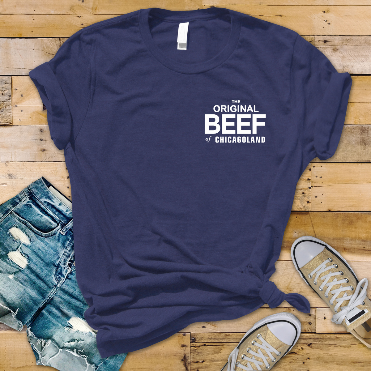 The Beef T-Shirt: TV Show Parody Graphic Tee -Fast Tracked UK Shipping