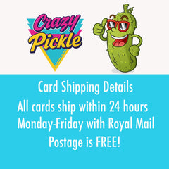 Crazy Pickle Happy Birthday Sausage Card