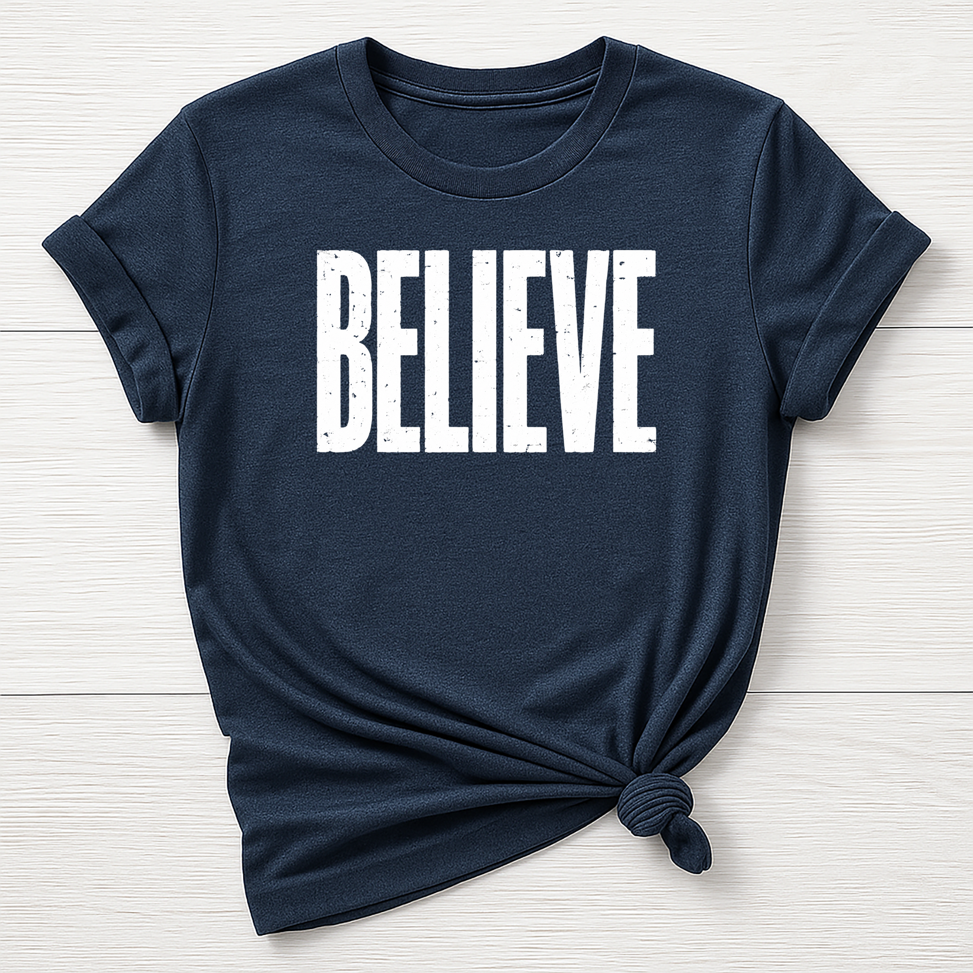 Believe T-Shirt : Motivational Design, Gildan Softstyle