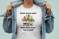 Personalised Football T-Shirt, Swede Carrot Lime - Sweet Caroline - Funny Custom Tee - Fast UK Post!