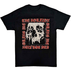 BRING ME THE HORIZON UNISEX T-SHIRT: METAL LOGO SKULL (BLACK) LICENSED PRODUCT