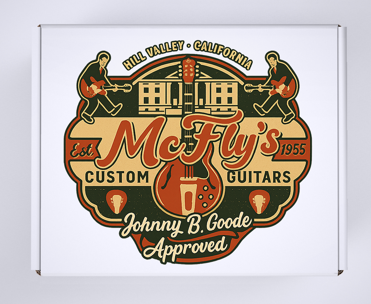 BTTF 40th Anniversary Mystery Box - Cool Movie Parody Designs - Free Tracked UK Shipping - 60 Day Money Back Guaranteed