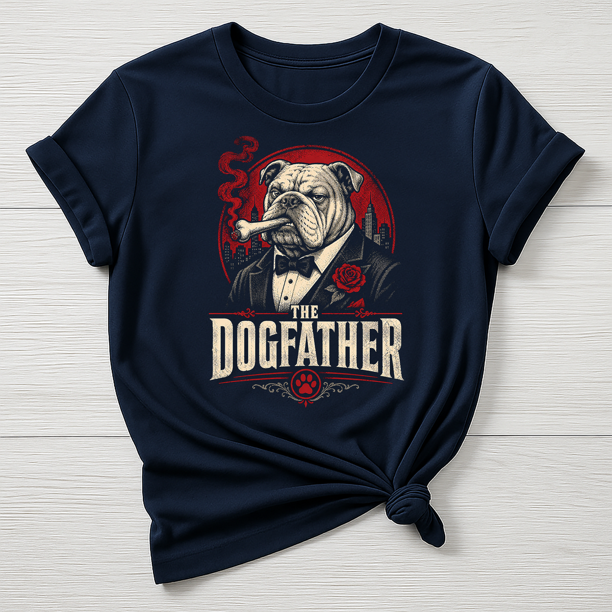 Animal Movie T-Shirt - The Dogfather  Design , Gildan Softstyle