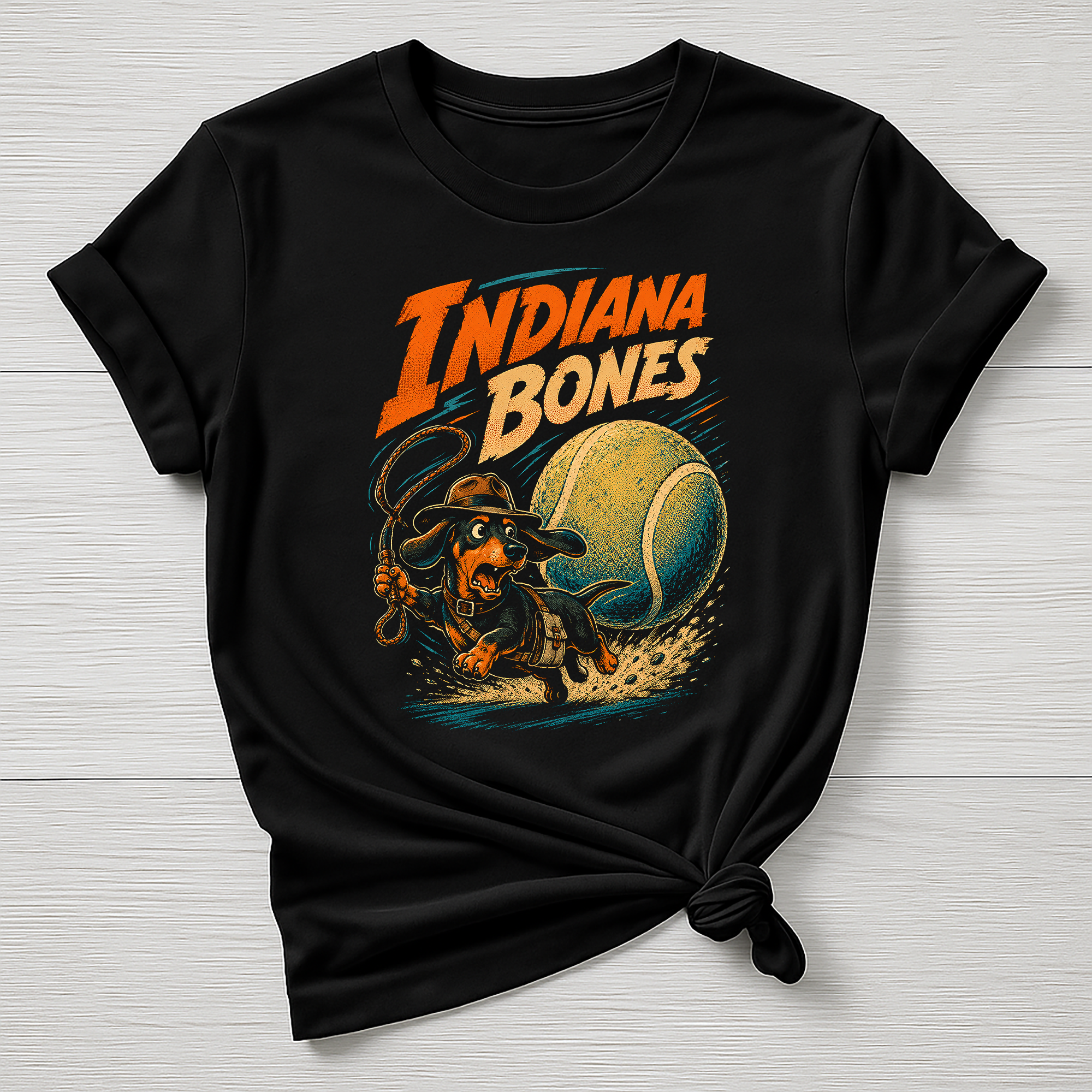 Animal Movie T-Shirt - Indiana Bones Design , Gildan Softstyle