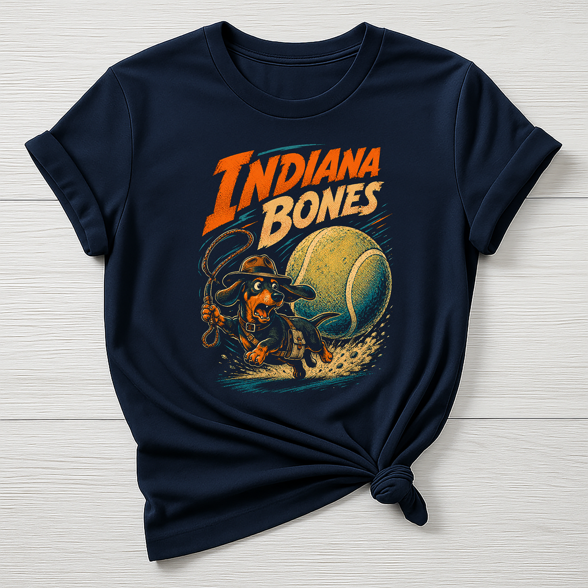 Animal Movie T-Shirt - Indiana Bones Design , Gildan Softstyle