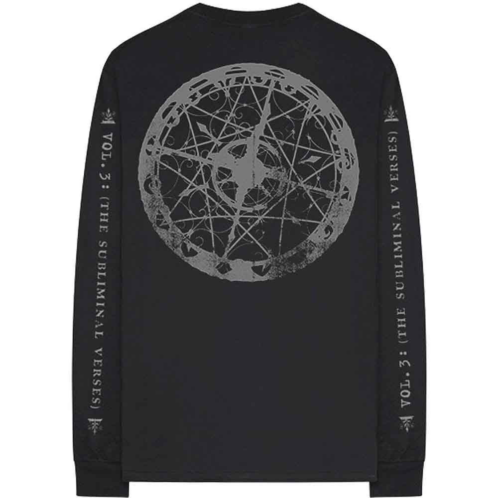 SLIPKNOT UNISEX LONG SLEEVE T-SHIRT: SUBLIMINAL VERSES (BACK & SLEEVE PRINT)LICENSED PRODUCT