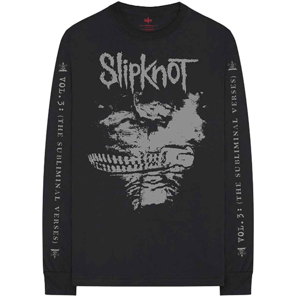SLIPKNOT UNISEX LONG SLEEVE T-SHIRT: SUBLIMINAL VERSES (BACK & SLEEVE PRINT)LICENSED PRODUCT