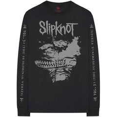 SLIPKNOT UNISEX LONG SLEEVE T-SHIRT: SUBLIMINAL VERSES (BACK & SLEEVE PRINT)LICENSED PRODUCT