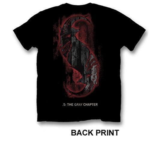 SLIPKNOT UNISEX T-SHIRT: .5: THE GRAY CHAPTER (BLACK) (BACK PRINT) LICENSED PRODUCT
