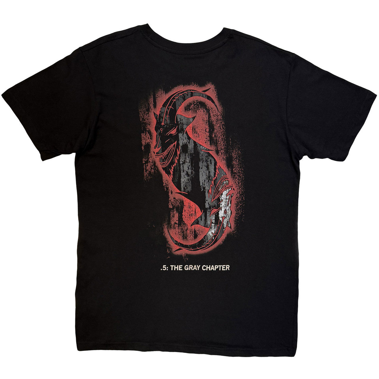 Slipknot Official Unisex T-Shirt: .5: The Gray Chapter (Black) (Back Print) SIZE SMALL