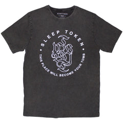 Sleep Token  Official Licensed Unisex T-Shirt:  TOMB TEXT RING - SIZE 2XL