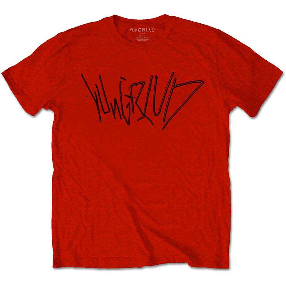 Yungblud Official Unisex T-Shirt: Life on Mars (Red) (Back Print) - SIZE SMALL