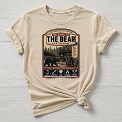 Welcome to The Bear T-Shirt - Parody Restaurant Design - Gildan Softstyle