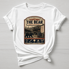 Welcome to The Bear T-Shirt - Parody Restaurant Design - Gildan Softstyle