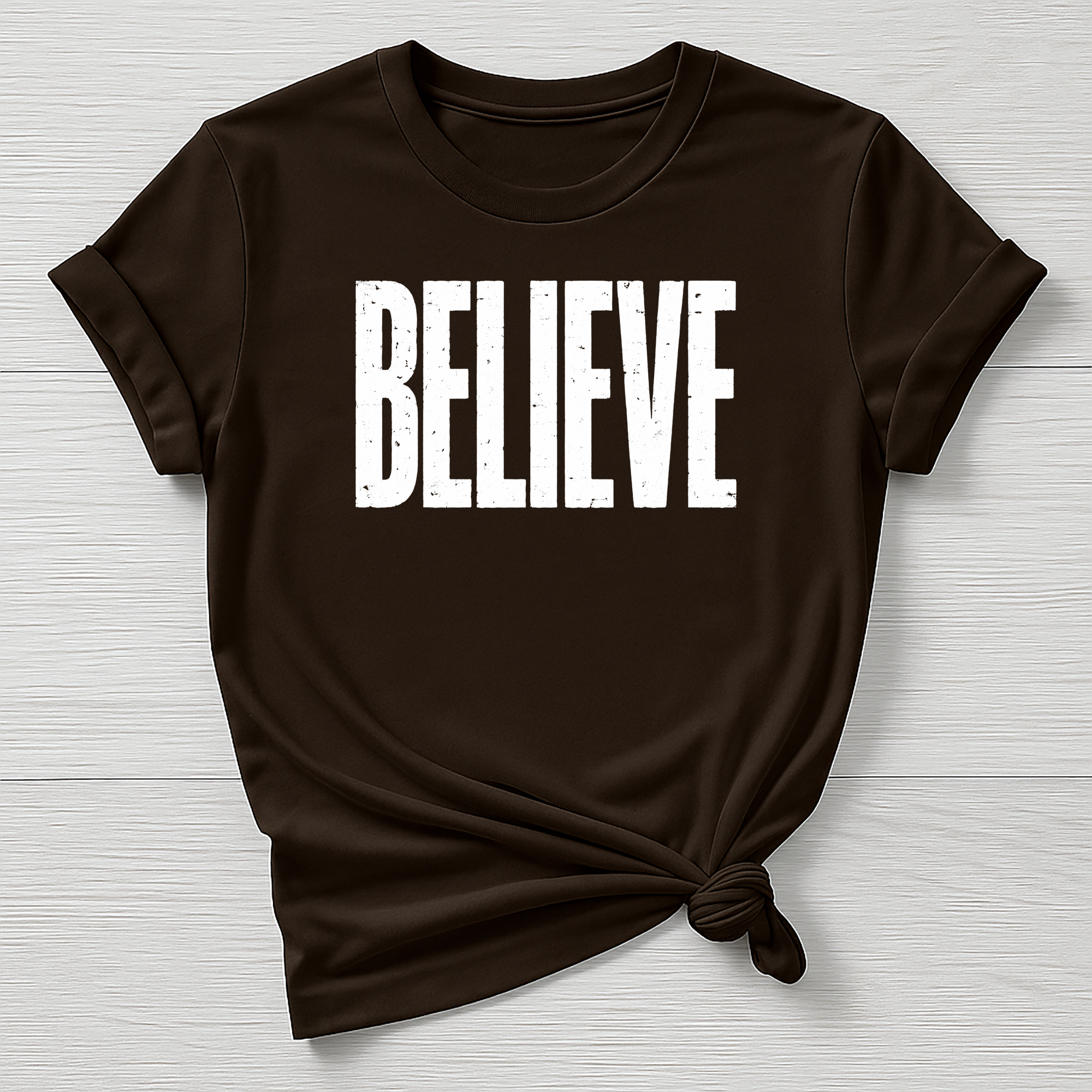 Believe T-Shirt : Motivational Design, Gildan Softstyle