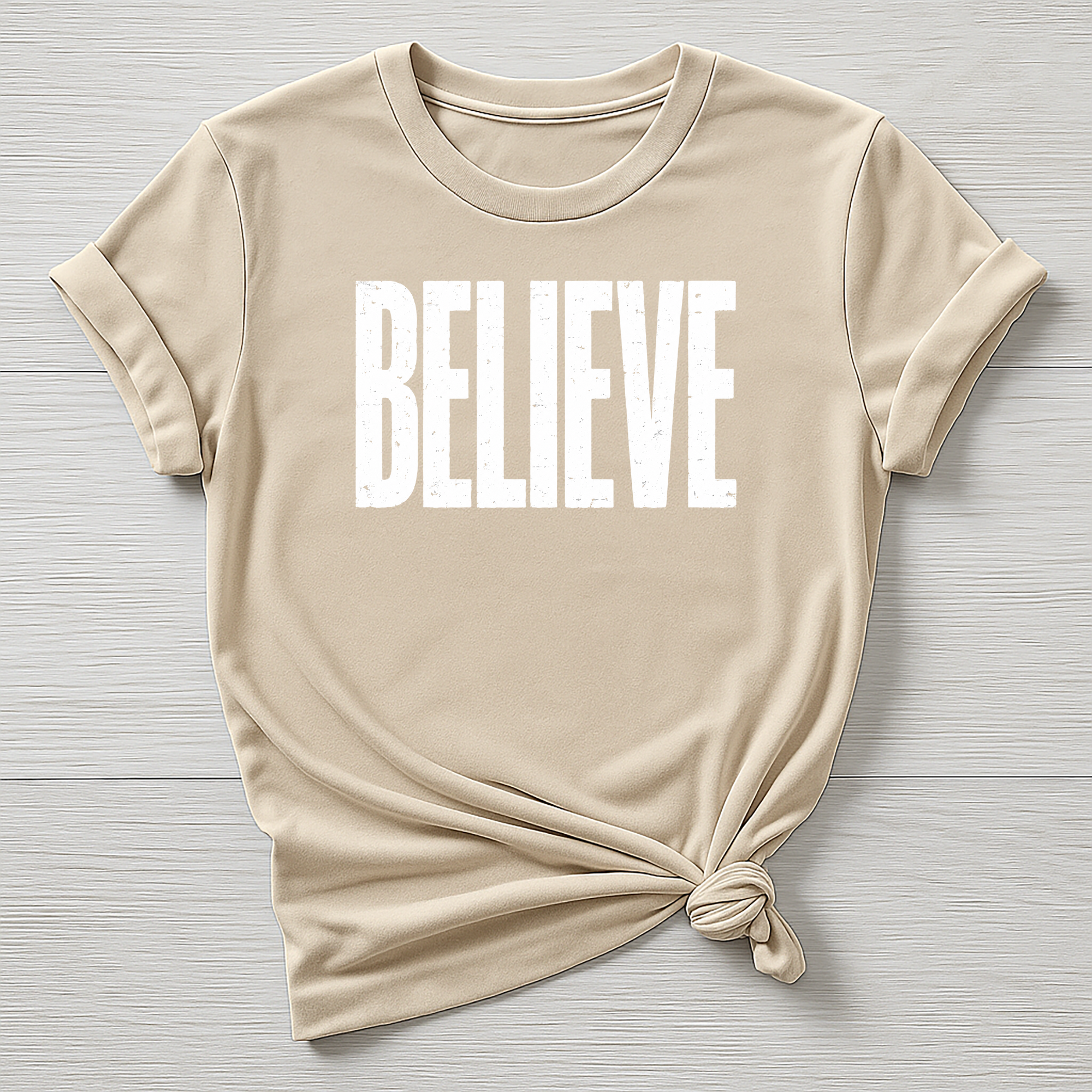 Believe T-Shirt : Motivational Design, Gildan Softstyle