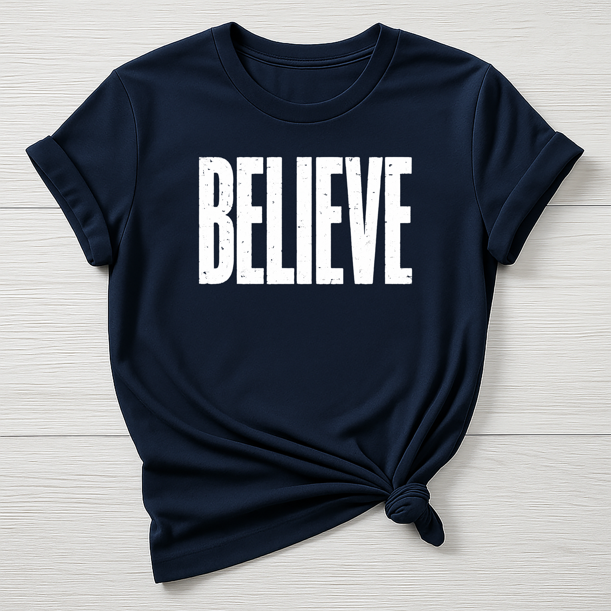 Believe T-Shirt : Motivational Design, Gildan Softstyle