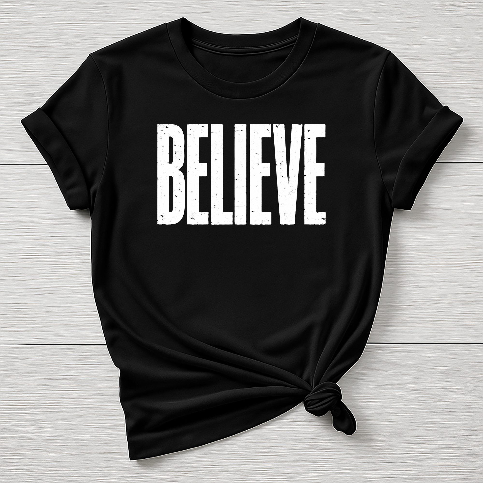 Believe T-Shirt : Motivational Design, Gildan Softstyle