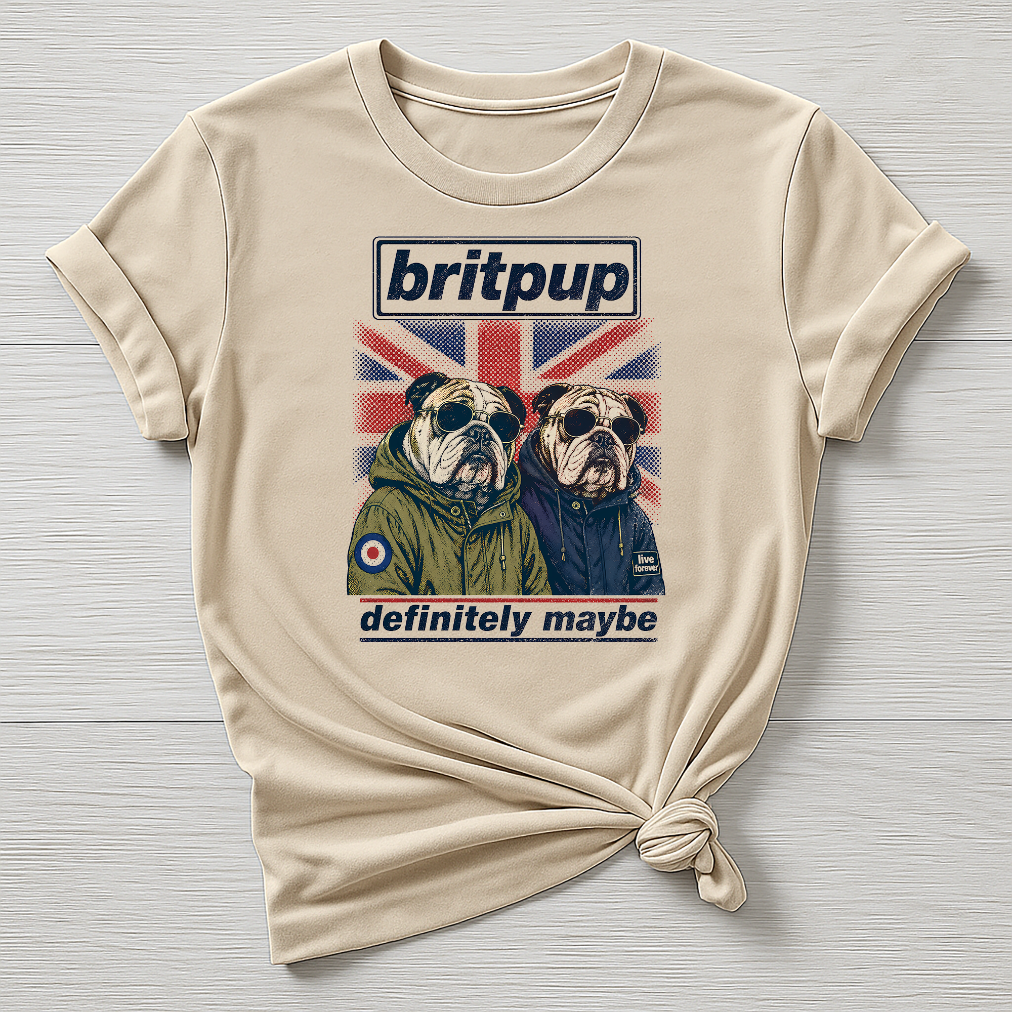Animal Rock T-Shirt -Britpup Music  Design , Gildan Softstyle