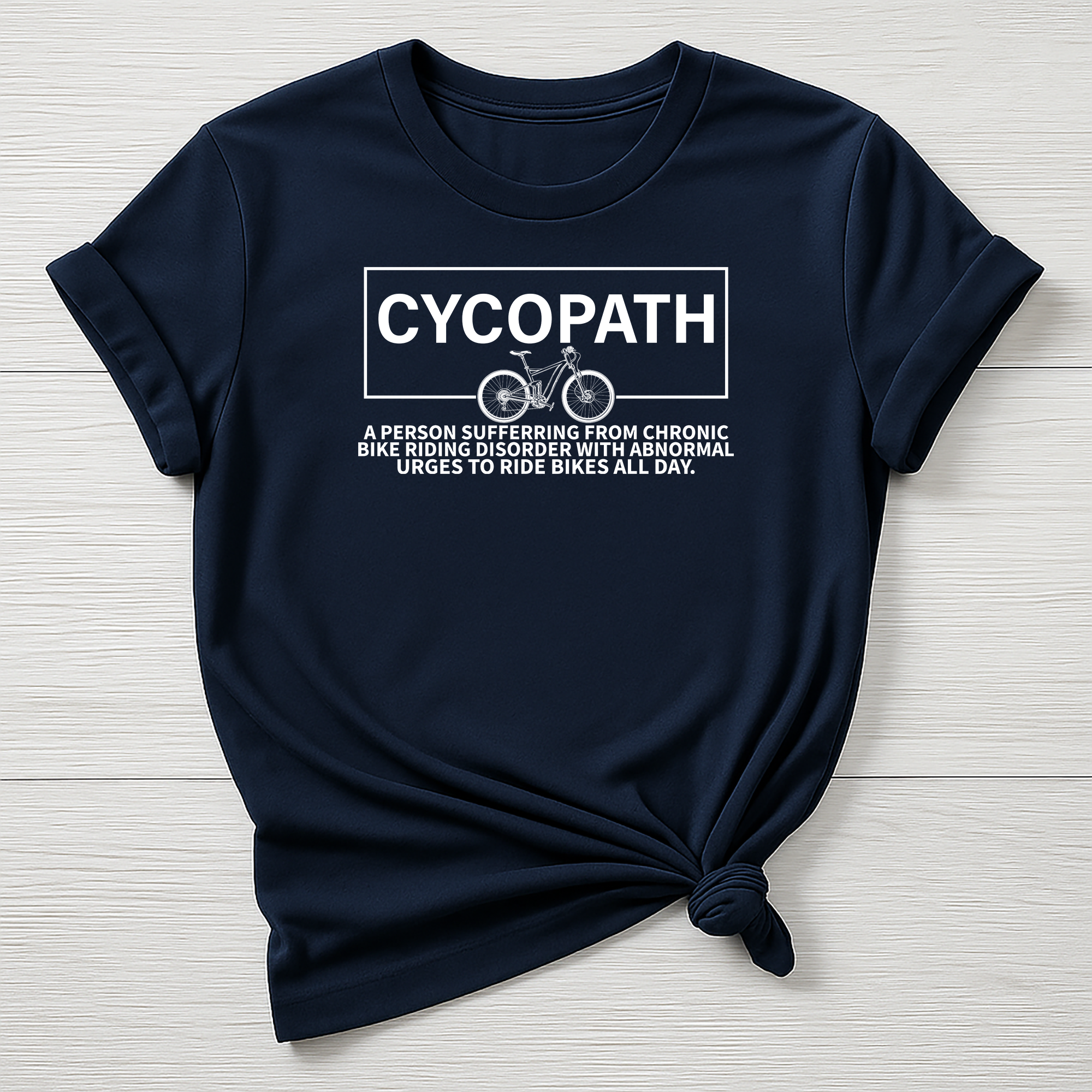 Cycling T-Shirt : Cycopath Design, Gildan Softstyle