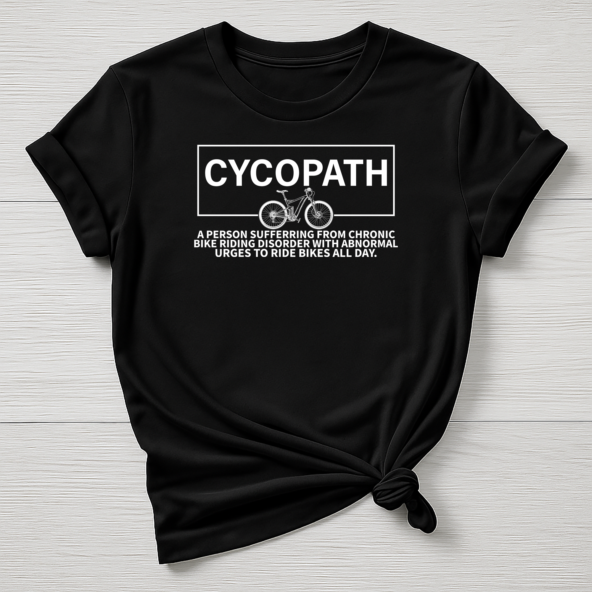 Cycling T-Shirt : Cycopath Design, Gildan Softstyle