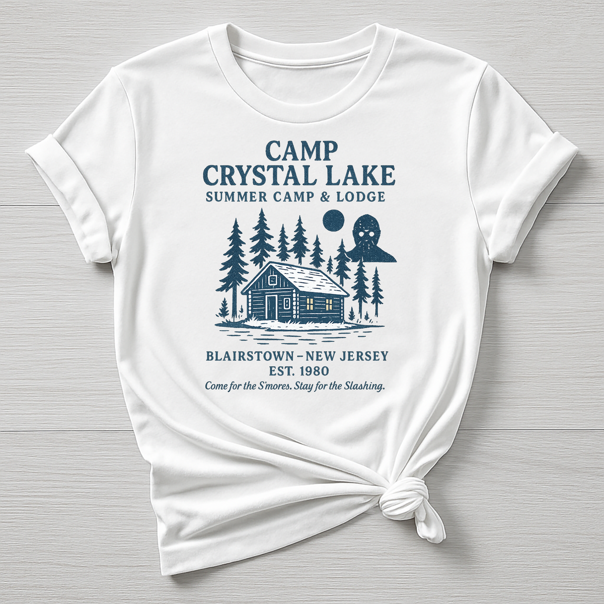 Camp Crystal Lake T-Shirt - Summer Camp Design - Fast Tracked UK Shipping