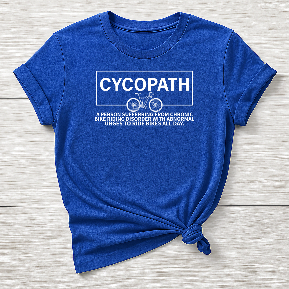 Cycling T-Shirt : Cycopath Design, Gildan Softstyle