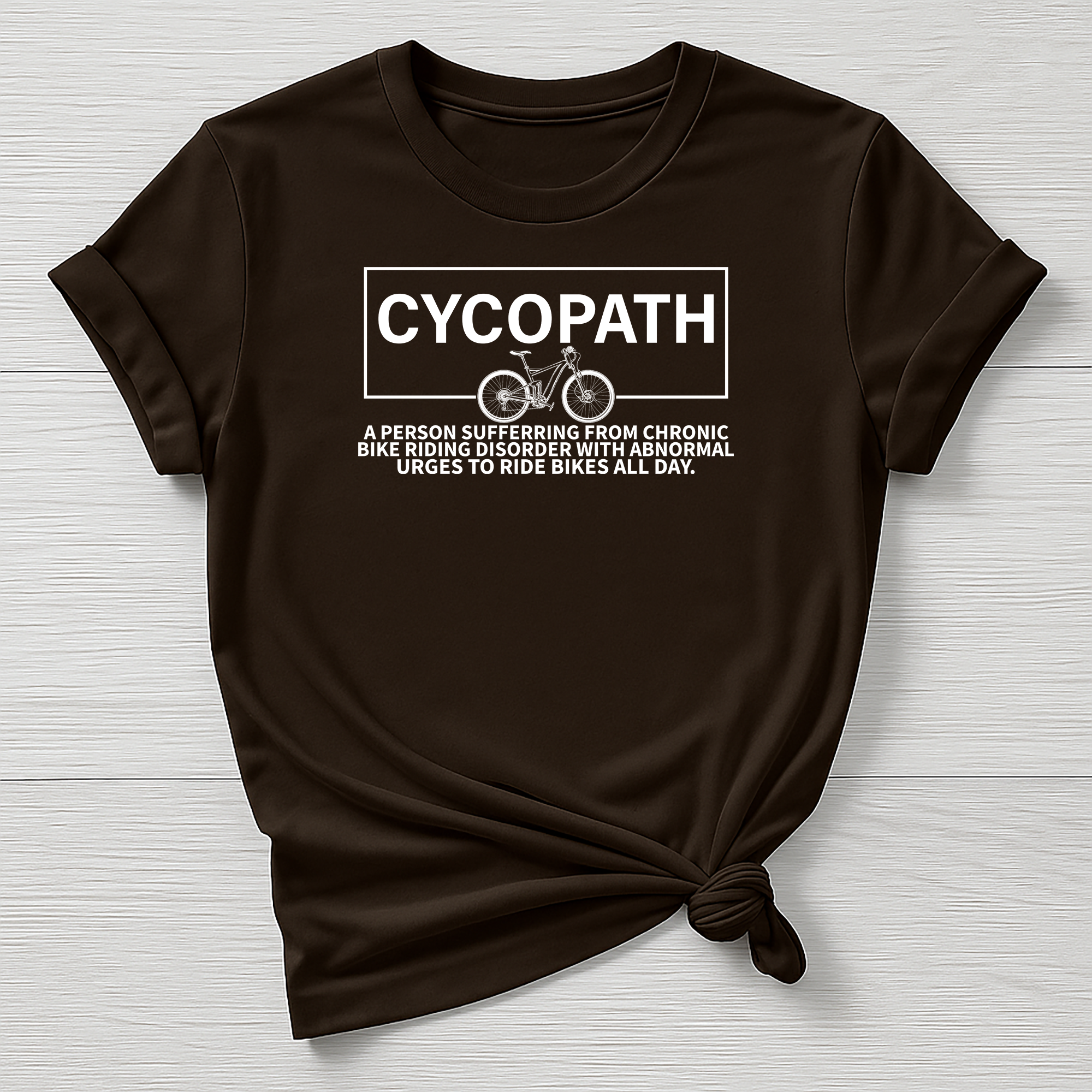 Cycling T-Shirt : Cycopath Design, Gildan Softstyle